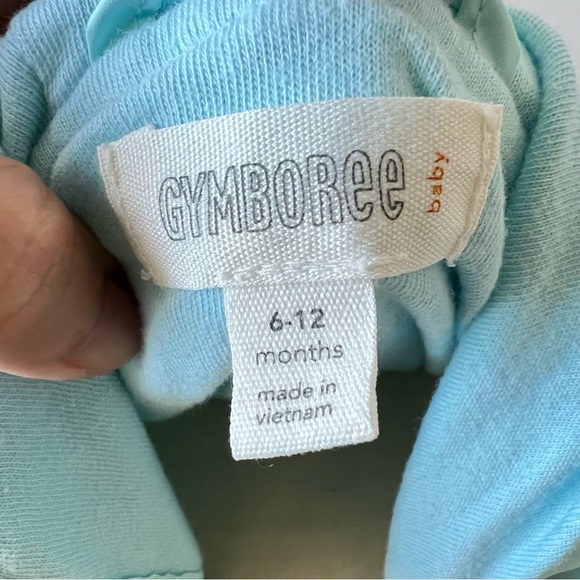 Gymboree Zip-Up Wind Breaker Blue Orange Hoodie Jacket Unisex - Picture 6 of 6